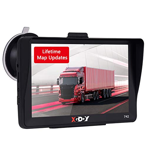 Xgody GPS Navigation for Car Truck Drivers 7-inch Touch Screen GPS Trucking Navigation