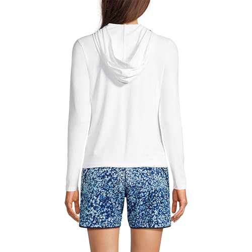 Lands' End Women's Sunshade UPF 50 Long Sleeve Hooded Full Zip Rash Guard2