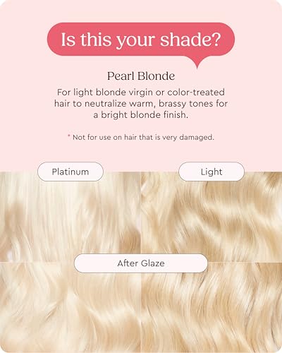 Glaze Supergloss Color Conditioning Gloss With Dispensing Pump – Hydrating Semi-Permanent Color Hair Gloss & Shine Boost – For Light Blonde Hair – 6.4 Fl Oz - Pearl Blonde - Image 6
