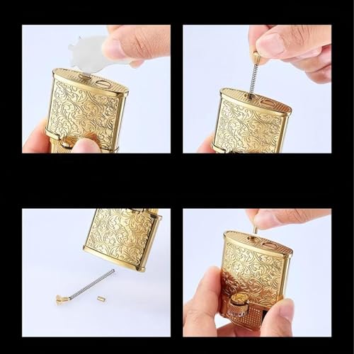 Encendedor de queroseno de llama ajustable y brazo de elevación para supervivencia 6
