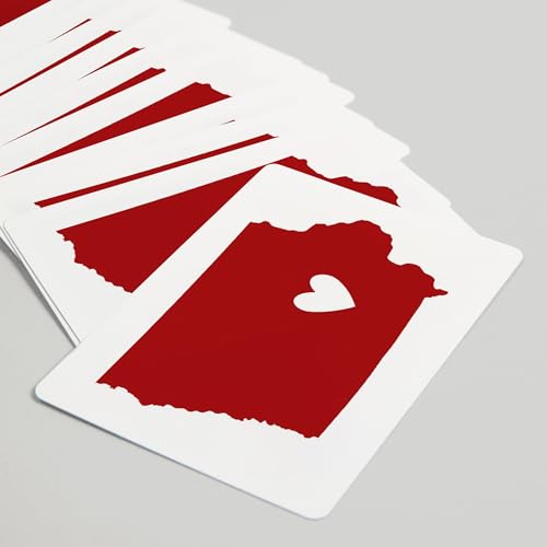 Lantern Press Naipes Póker Iowa 52 cartas para adultos miniatura 5