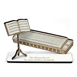 DEKOLANDO Dekoaufsteller Geldgeschenk Mundharmonika – Geschenk für Musiker mit Wunschtext - Mundharmonikaspieler & Mundharmonikaspielerin – Blues Folk Country Geschenkidee