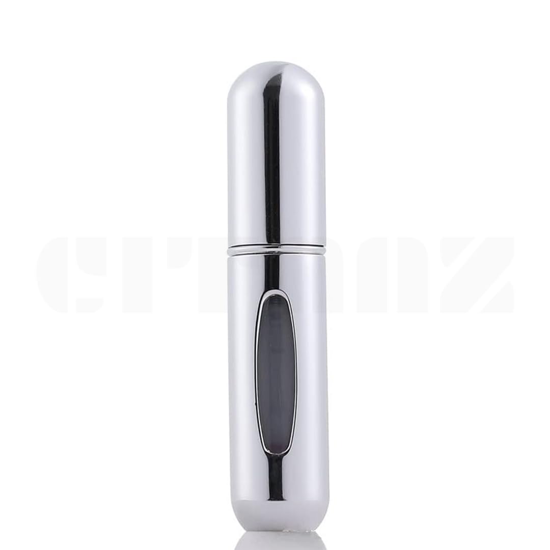 Portable Mini Refillable Perfume Atomizer Bottle, Bottle Scent Pump Case, Refillable Perfume Bottle Fragrance Atomizer Container for Traveling and Outgoing of 5ml (Silver)-image-41