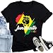 CQF Women Juneteenth Shirts Black American Freedom T-Shirts 1865 Emancipation Day Tee Tops