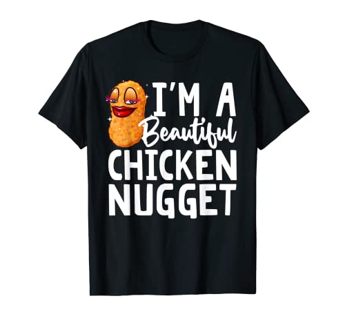 Design amusant de pépite de poulet pour les filles et les amateurs de pépites T-Shirt