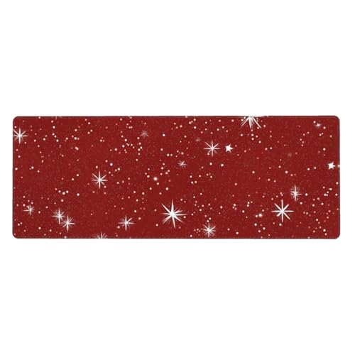 Grand tapis de souris Galaxy Star 80x30 cm en caoutchouc pour bureau