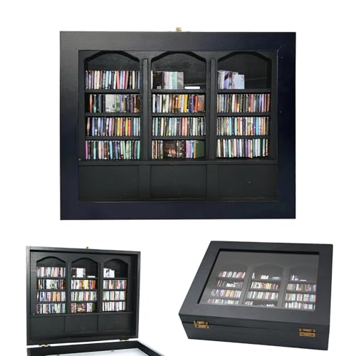 Yoyika Mini Estantería de Madera con Libros