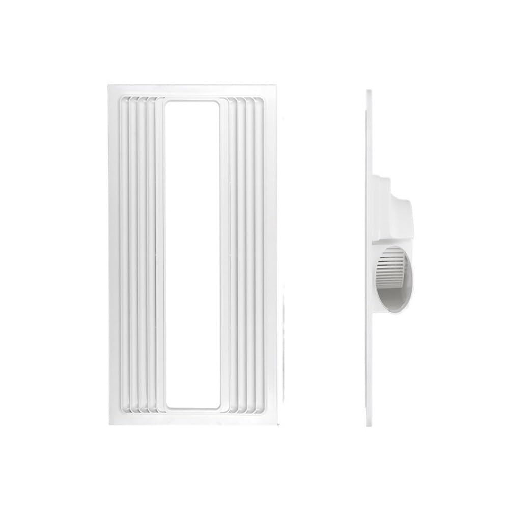 Ventilador Extractor de aire 2 en 1 for cocina, baño, luz LED, techo, universal, ultrafino, 9 cm, iluminación y ventilación. Cuarto de baño