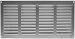 Produktbild Lüftungsgitter 400 x 200 mm Stahl verzinkt mit Insektenschutz- HVAC Wetterschutz Metallentlüftung - Einschraubrohr Abluftauslass Abdeckung Luftzufuhr Luftsystem Element