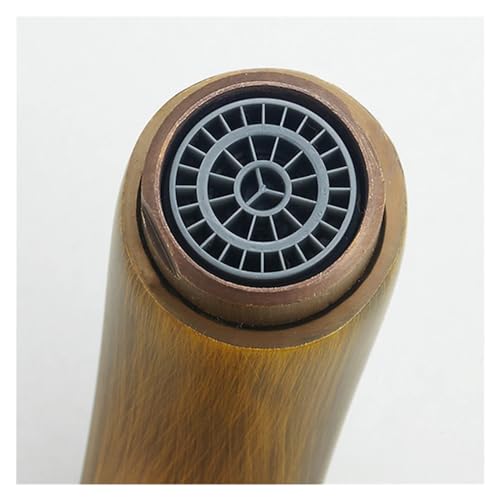Robinet laiton antique doré haut de gamme style rétro pour vasque