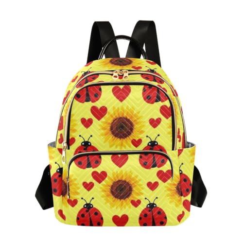 Sac à dos imprimé tournesol Wudan : emportez la douceur avec vous
