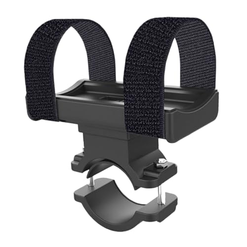 Abaodam Bike Handlebar Bracket Durable Flashlight Holder for Mountain Biking Stable Accessory with High Tenacity Fits Various Lights and Cameras for Riding Adventures