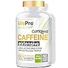 Life Pro Caffeine Extensive 90 Vegancaps | 90 Capsulas Veganas de Cafeína de Dosis Alta | Estimulante y Quemagrasa con un Efecto Rápido | Fabricado en España
