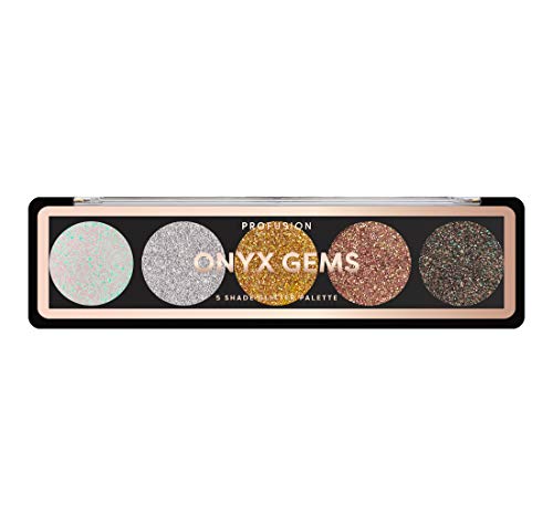 Profusion Cosmetics Onyx Gems Lidschatten-Palette mit 5 Schattierungen Cover