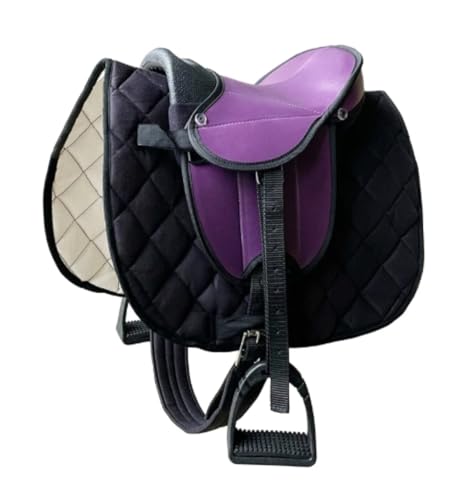 German Riding Sattelset Little Star lila