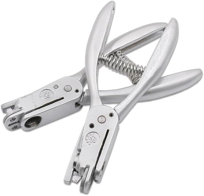 2 in 1 Notches & Pattern Hole Punch Pliers Proofing Notched Marker Leather Craft Tool - (Color: 2 in 1 model)