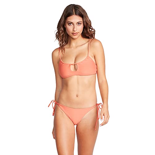 Volcom Women's Simply Seamless Skimpy Tie Side Swimsuit Bikini Bottom