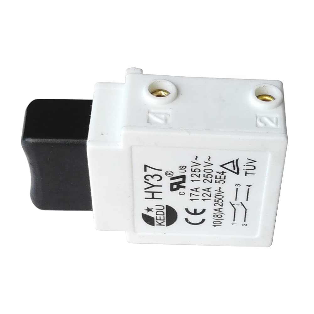 2Pc KEDU HY37 HY37B 125/250V Drucktastschalte Für Mäher