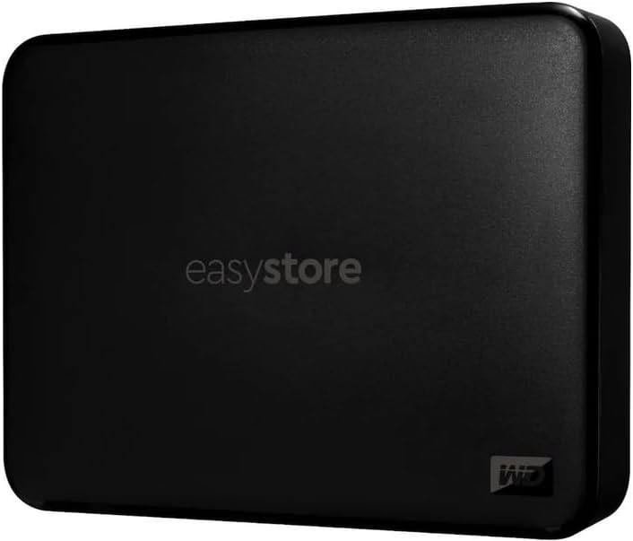 6TB USB 3.2 Portable External Hard Drive by Western Digital - Black