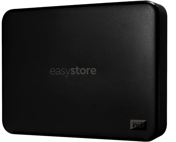 6TB USB 3.2 Portable External Hard Drive by Western Digital – Black