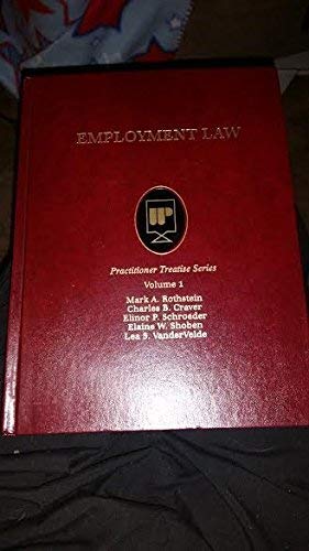 Employment Law 0314027858 Book Cover