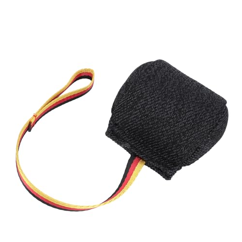 LUCKDANO Dog Exercise Ball Rope Toy, Interactive Bite Reduce Anxiety Tug Toy with Training for Indoor Outdoor, Ideal Dog Toy (Black)