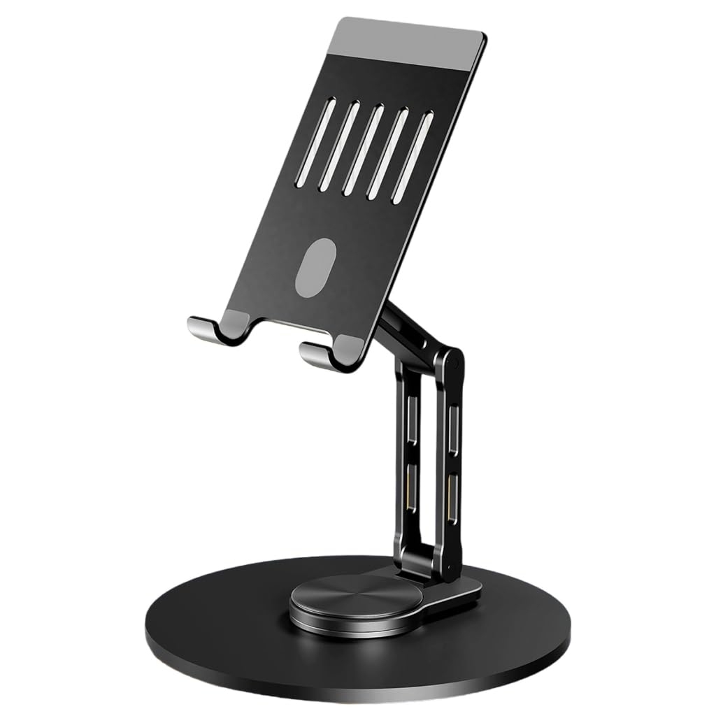 Supporto da scrivania per telefono con base ispessita Rotazione 360 Supporti per smartphone per la casa