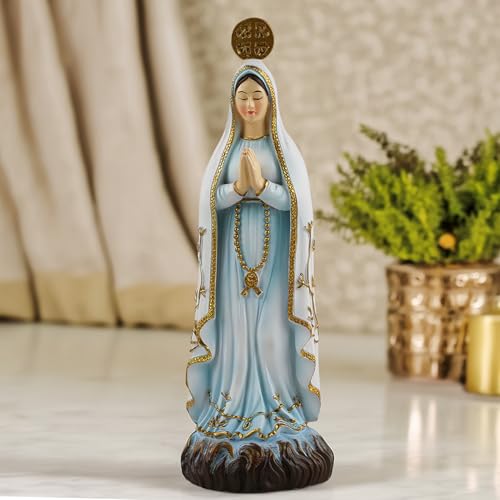 Statue de Mère Marie mini sculpture décoration maison église table - 3