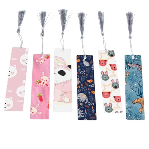 Marque-pages en métal motif lapin durables pour lecteurs passionnés