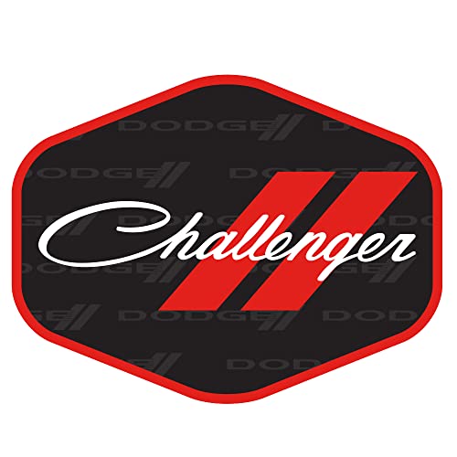 Dodge Vintage Challenger Logo Premium Vinyl Sticker Decal 4″ x 3″ Hex