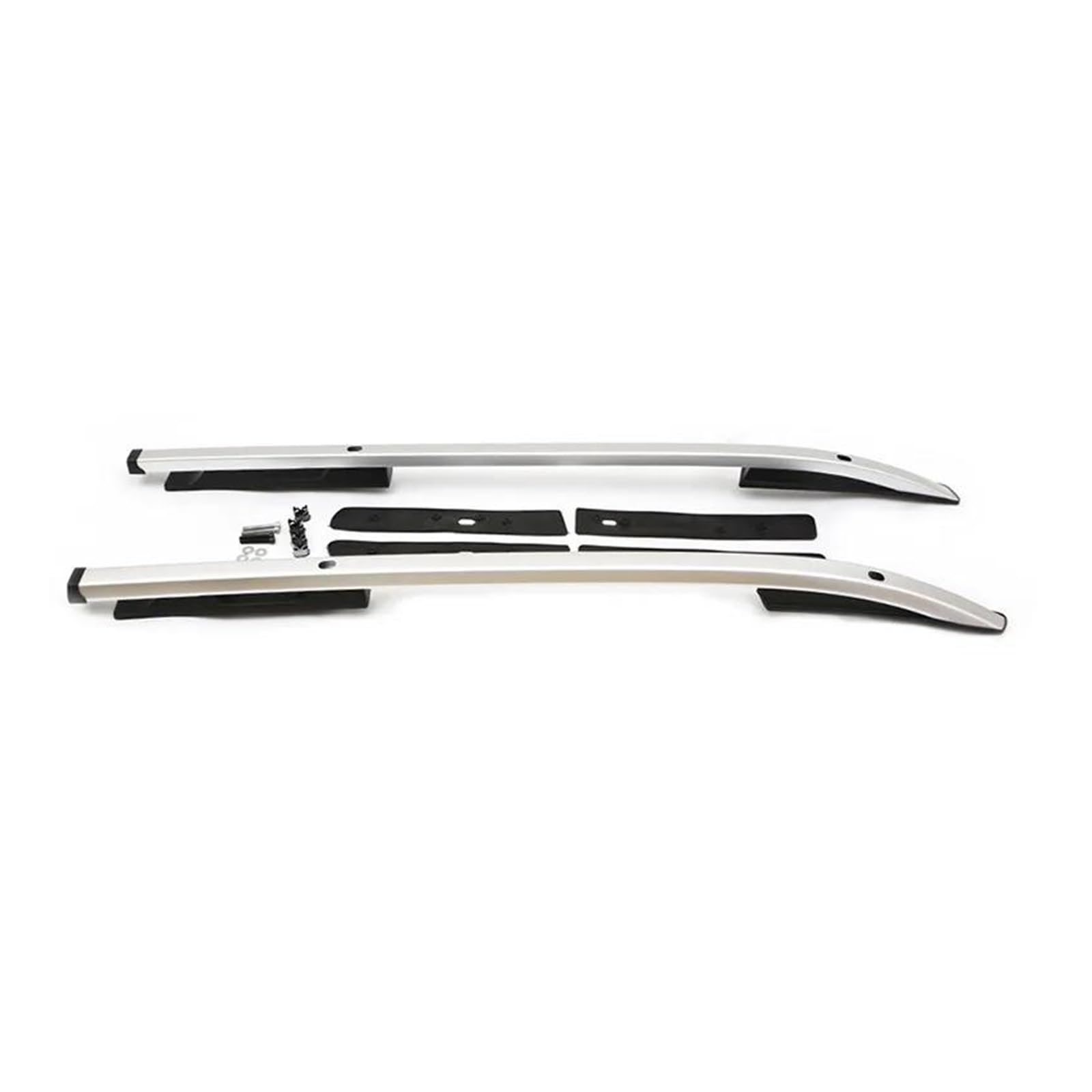 Barras rieles aluminio para Mitsubishi L200 Triton con acabado plata 5