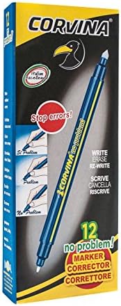 Corvina No Problem – Box of 12 Pens Fineliner Blue with Eraser