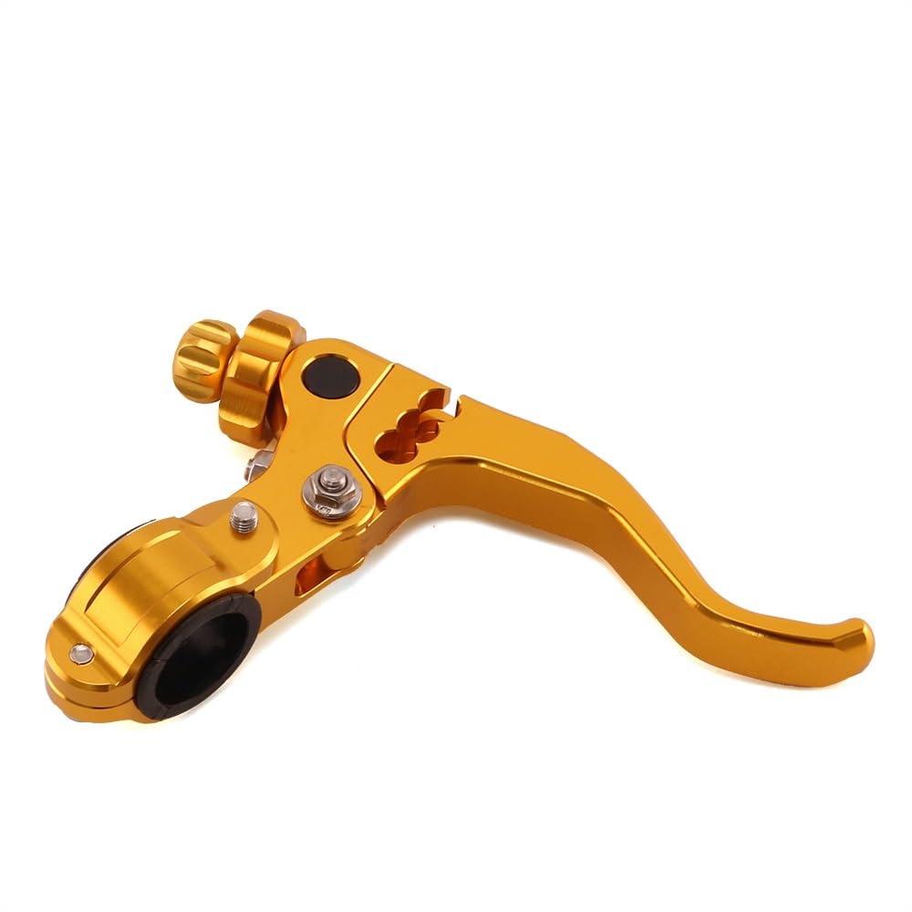 Zhannuobhd Gold Brake Clutch Lever For Kawasaki For Kx65 For Kx85 For Kx125 For Kx250 For Kx250f For Kx450f For Klx450r Motorcycle Short Stunt Pivot Adjustable Clutch Lever(Gold)