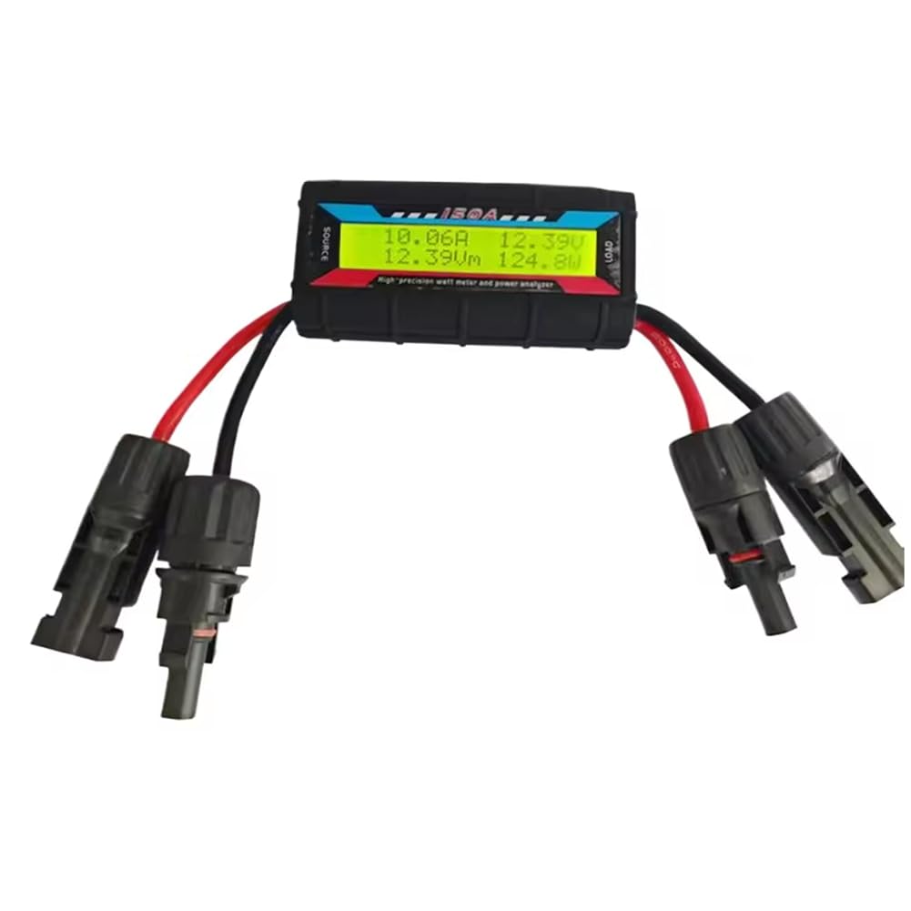 qimoi Solar Tester 150A Power Meter RC Model Aircraft Power Meter Analyzer Current with Connector