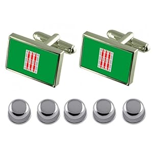 Select Gifts Hemdjurk Studs Umbria Regio Italië Vlag Manchetknopen