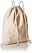 TBF 12 Pack Bulk Cotton Canvas Drawstring Backpack Bags (14