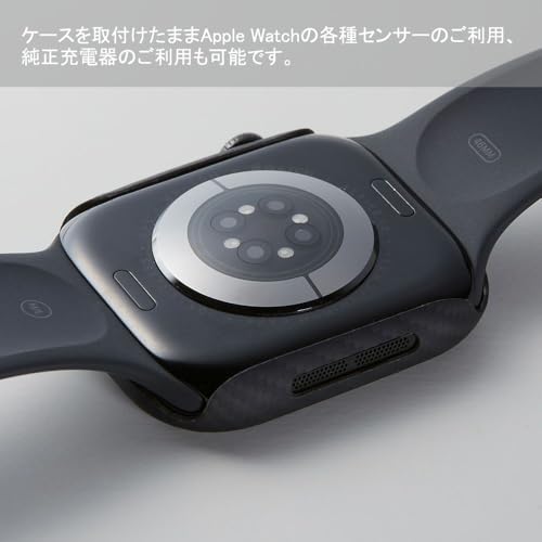 Deff ディーフ AppleWatch Series11/10対応 46mm ケース軽量 極薄 全面保護 アラミド繊維 カーボン風 高級 脱着簡単 (Series 11/10, 46mm)