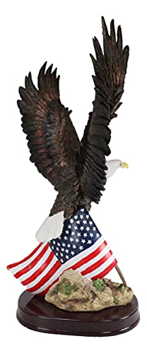 Estatua Decorativa Águila Calva Americana 18 pulg miniatura 5