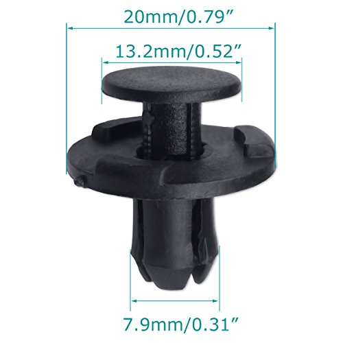 Lantee 50 Pcs Cowl Bumper Fender Liner Push Clips 01553-05323 Fit For Nissan Sentra Rogue Murano Maxima Frontier Armada Altima 350Z Versa Pathfinder, Fit For Infiniti G25 G35 G37 Fx35 Fx45 Fx50, Ex35 #TOP2