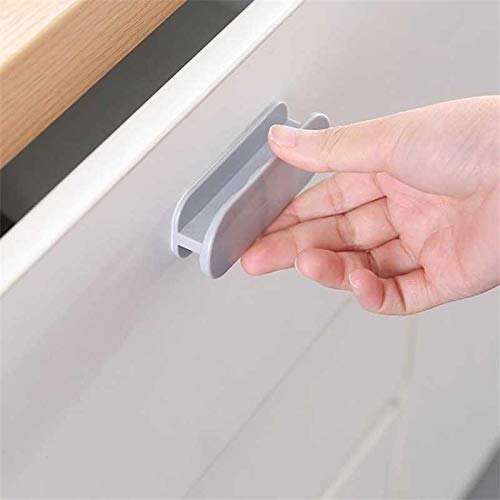 Manija de puerta autoadhesiva multiuso sin taladro para abrir ventanas y neveras 6