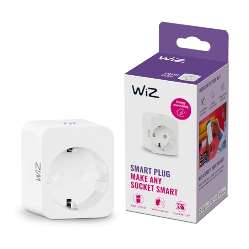 WiZ Smart Plug Wi-Fi, Controllo tramite app o Controllo Vocale...