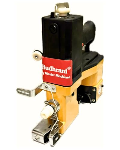 Image of Budhrani by MASTER MACHINES Heavy Duty Portable Lightweight Electronic Bag Closing Machine Metal Body, Bag Closer, Electric Portable Bag Sealing Machine Weight - 3 Kg MM-48