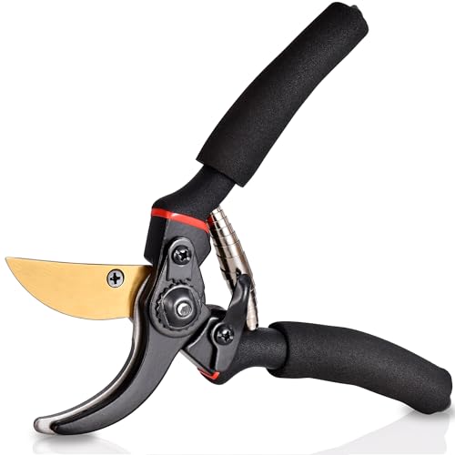 Kids Pruning Shears Pruning Japanese Grade High Carbon Steel Sharp Pruner Shears - Perfectly Cutting Through Anything in Your Yard