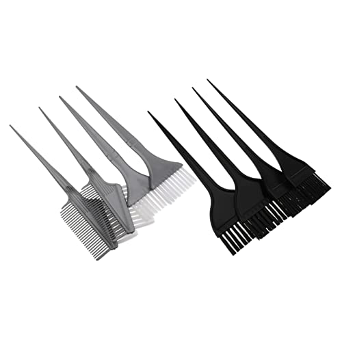 PATKAW 8 Piezas Para Teñir El Cabello Cepillo De Aceite Para Hornear Cepillos De Color De Cabello Cepillo Para Teñir El Cabello Aplicador De Color De Cabello Kit De Peine Para El