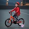 NONMON Bicycle Training Wheels, 1 Pair Kids Bike Stabiliser Support Universal Flash Auxiliary Wheels for 12 14 16 18 20 inch Single Speed Bicycle, Good for Beginners Boys Girls Children Cycling #3