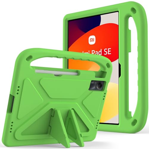 Protège-tablette Xiaomi Redmi Pad SE 11 vert avec porte-stylet