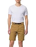 Corte regular All Terrain Gear by Wrangler 8 Pocket Belted Short Pantalones cortos de senderismo, Beige, 32 para Hombre