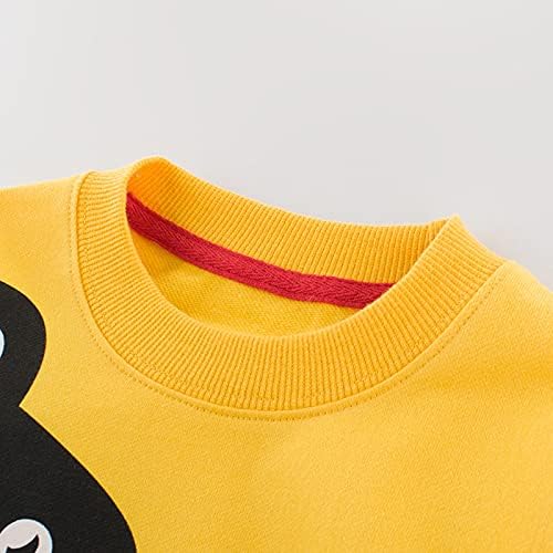 ROWEY Toddler Boys Sweatshirts Dinosaur Long Sleeve Clothes Kids Sport Outdoor Crewneck Pullover Tops Tees 100% Cotton 2 41rc9c448FL. AC