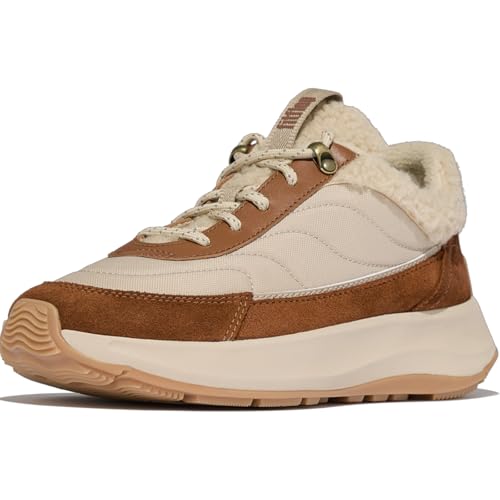 Baskets Fitflop F-Mode Flow Shearling Mix contre la fatigue des pieds en taille 36