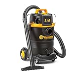 Vacmaster Professional VDK811PW 0201 8 Gallon 4.5 Peak HP Wet/Dry Vac with Self-Cleaning Filter System, 8 Gal, Black